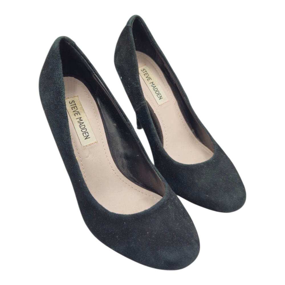 Steve Madden Unityy Black Suede Pumps